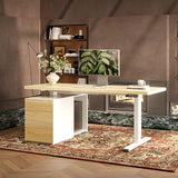 FLEXISPOT 71" Executive Standing Desk with Drawers & CPU Cabinet