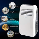 SereneLife Compact Freestanding Portable Air Conditioner & SLPAC8 SLPAC 3-in-1 Portable Air Conditioner with Built-in Dehumidifier Function