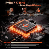 NIMO 17.3" FHD IPS Gaming Laptop, AMD Ryzen 7 Computer (Up to 4.75 GHz