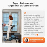 Newtral Standing Desk Chair, Standing Mate Chair for Sit-Stand
