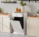 Kitchen Hidden Bin Cabinet Kitchen Tilt Out Trash Bin Cabinet Free Standing Recycling Cabinet Trash Can Holder