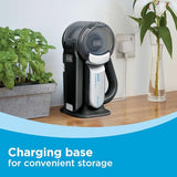 Dustbuster PIVOT VAC Cordless Handheld Vacuum, Home and Car Vacuum with Crevice Tool and Pivot Nozzle BLACK+DECKER