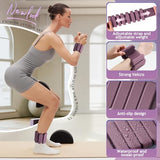Ankle Weights for Women Men Adjustable 2LB Wrist Weights Bracelet Set of 2 for Home Gym Weighted Bangles Wristbands Leg Arm Weights, Deep Plum