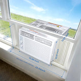 Electactic 5000 Btu Window Air Conditioner, AC Window Unit Up to 150 Sq.Ft, 2 Cooling & Fan Speeds,51DB Ultra-Quiet, Mechanical Controls, Air Conditioner for Bedroom, Apartment, Office