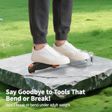 4 Pcs Gardening Set – 3 Tier Black Metal Plant Stand for Indoor Outdoor Large Planters and 3 Pcs Garden Tools Set