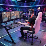 Sweetcrispy Computer Video Game Desk Chair: Ergonomic Comfy Lumbar Support