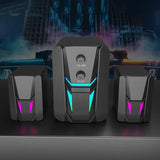 XDSRFVUY Computer Desktop Luminous Sound Laptop Mobile Phone Universal Speaker