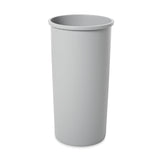 Rubbermaid Commercial Products Untouchable Trash Can, Gray, 22-Gallon