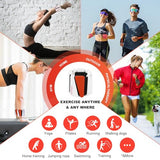 INDEPANDIA Wrist Ankle Weights for Women & Men, 2lbs Adjustable Weighted Bangles to Boost Calorie Burn & Strength, Arm & Leg Weights, White & Red