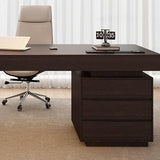 SABALON Office Desk Minimalist Solid Wood Desk Modern Boss Office