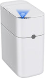 Touchless Automatic Bathroom Trash Can with Lid - 3 Gallon Slim Motion Sensor Garbage Can for Bedroom, Kitchen