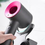 LUXCICU Hair Dryer Stand Holder,Hair Styler Storage Rack for Dyson Supersonic,Desk Heavy Alloy Steel Bracket,Power Plug Cable and Nozzle Attachments Organizer For Bathrooms,Salons,or Bedroom