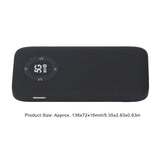 Bewinner 5G Mobile Hotspot WiFi 6, Portable WiFi Device 16 Users, Wireless Router with SIM Card Slot, 7100mAh Battery Travel Router Black (Black)