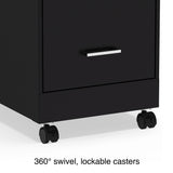 File Cabinet for Letter/Legal Files, 3-Drawer, Letter/Legal Compatible, Locking