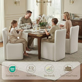 Hyfirm Upholstered Dining Chairs Set of 4, No Assembly Reception Chairs