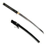 Empire Wheel Wakizashi, Hand Forged 1045 Carbon Steel Japanese Sword
