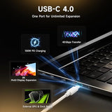 NIMO 17.3 AI Laptop, 12 Core AMD Ryzen 9 HX 370 64GB RAM 1TB SSD Radeon 890M