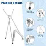 12 Pcs Aluminum 15'' to 21'' High Tabletop Easel Display Adjustable Portable Tripod Desktop with Extension Arm