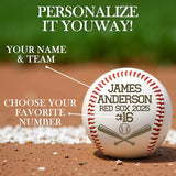 Personalized Baseball Ball with Custom Name, Engraved Ball, Personalized Baseball Gifts for Team, Coach, Player, Senior, Custom Name Award Trophy, Engraved Gift Thank You Coach