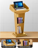 EliteBloom Lectern Podium Stand, Podium Wood Stand Podium Stand Professional Presentation Lecterns & Podiums, Home Commercial Restaurant Pulpit Podiums
