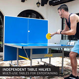 STIGA XTR Professional Outdoor Ping Pong Tables – All Weather Aluminum Waterproof Outdoor or Indoor Design with Net & Post - 10 Minute Easy Assembly Ping Pong Table with Compact Storage