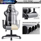 Homall Gaming Chair, Office Chair High Back Computer Chair Leather