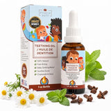 Punkin Butt - Natural Herbal Teething Oil for Babies - Daily Use Soothing Relief Drops | Baby, Infant, Toddler Gum & Tooth Relief | Organic Chamomile, Clove & Peppermint Infusion - 1oz with Dropper