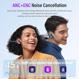 Wireless Earbuds, Bluetooth 5.4 Headphones with Multifunctional Touch Screen