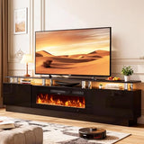 90" TV Stand for Living Room, Large Entertainment Center & Media Console