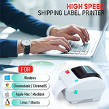 Arkscan 2054A-LAN Ethernet Network Shipping Label Printer for Windows Mac Chromebook iPhone & Android