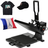 Heat Up Fast & Even - Cap & Shirt Press Combo Machine for Most Hats, T Shirt, Cap, Pillow