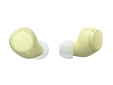Truly Wireless in-Ear Bluetooth Earbud Headphones with up to 22-Hour Battery, Multipoint-Connection, Mic and IPX4 Water Resistance, Yellow- New Sony