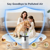Air Purifiers for Home Large Room Up to 1300 ft², KOIOS H13 True HEPA Air Purifier for Bedroom, 15dB Quiet, Air Cleaner for Pets and Odors