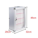 36-Slot Wall-Mount Cell Phone Locker - Secure Storage Cabinet with Lock, Ideal for Classrooms & Offices, Portable Phone Holder Box for Organized Storage Solutions