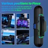 Computer Speaker, Bluetooth 5.3/Wired USB A/C Connection, 6 RGB Light Modes