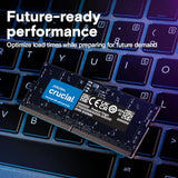 Crucial 32GB DDR5 RAM Kit (2x16GB), 5600MHz (or 5200MHz or 4800MHz) Laptop Memory 262-Pin SODIMM