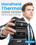 Phomemo Label Maker, M220 Thermal Label Printer, 80mm Portable Bluetooth Barcode Printer