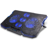 Cryogen Gaming Laptop Cooling Pad - Fits 17 in Computer- Adjustable Laptop Cooling Stand with 5 Quiet Cooler Fans