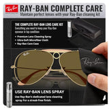 Ray-Ban x Dolce Gabbana Edition RB3138M SHOOTER Aviator Sunglass with Kit