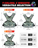 BAGAIL Adjustable Weighted Vest for Women 4-10lb, Comfortable U-Neck Rucking Vest with 6 Removable Weights, Storage Pocket