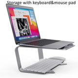DTTLYQF Adjustable Aluminum Laptop Stand Portable Notebook Support Holder for Computer Tablet Riser Cooling Bracket(OneColor)
