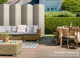 Sorbus 8 Panel Room Divider 6 ft. Tall - Privacy Screen, Extra Wide Double Hinged Panels, Mesh Hand-Woven Design