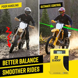 Motool Slacker Digital Suspension Tuner – Bluetooth Suspension Tuner for Dirt Bikes, Street & Adventure Bikes – Professional Digital Scale for Accurate Rider Sag Setup & Tuning