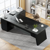 Tribesigns 78" L-Shaped Executive Desk, Large Modern Office Desk