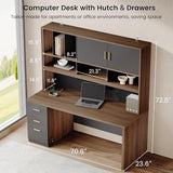 ModernMate Home Office Furniture Set, 71" Electric Standing Desk