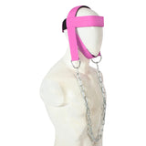 Neck Harness for Weight Training Head Harness for Neck Exerciser with Heavy Duty Steel Chain Increases Neck Core Strength and Supports Neck Trainer for Home and Gym ChoCho Track