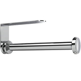 theaoo Paper Towel Holder Under Cabinet, One-Handed Tear Wall Mount Paper Towel Holder Dispenser with Damping Function for Kitchen Organization, Stainless Steel, Self-Adhesive or Drill mounting,Silver