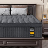 14 inch Medium Firm Mattress Queen, Hybrid Mattress with Back and Lumbar Hip Support