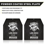 Weighted Vest Plates 9.8"x11" Steel Weight Plates for Vests – 5.51/8.81/15.43/20.94 LB Pairs – Rust-Proof Powder Coated Workout Inserts