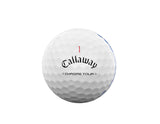 Callaway Golf Chrome Tour Triple Track Golf Ball (Holiday, 2 Dozen) Callaway